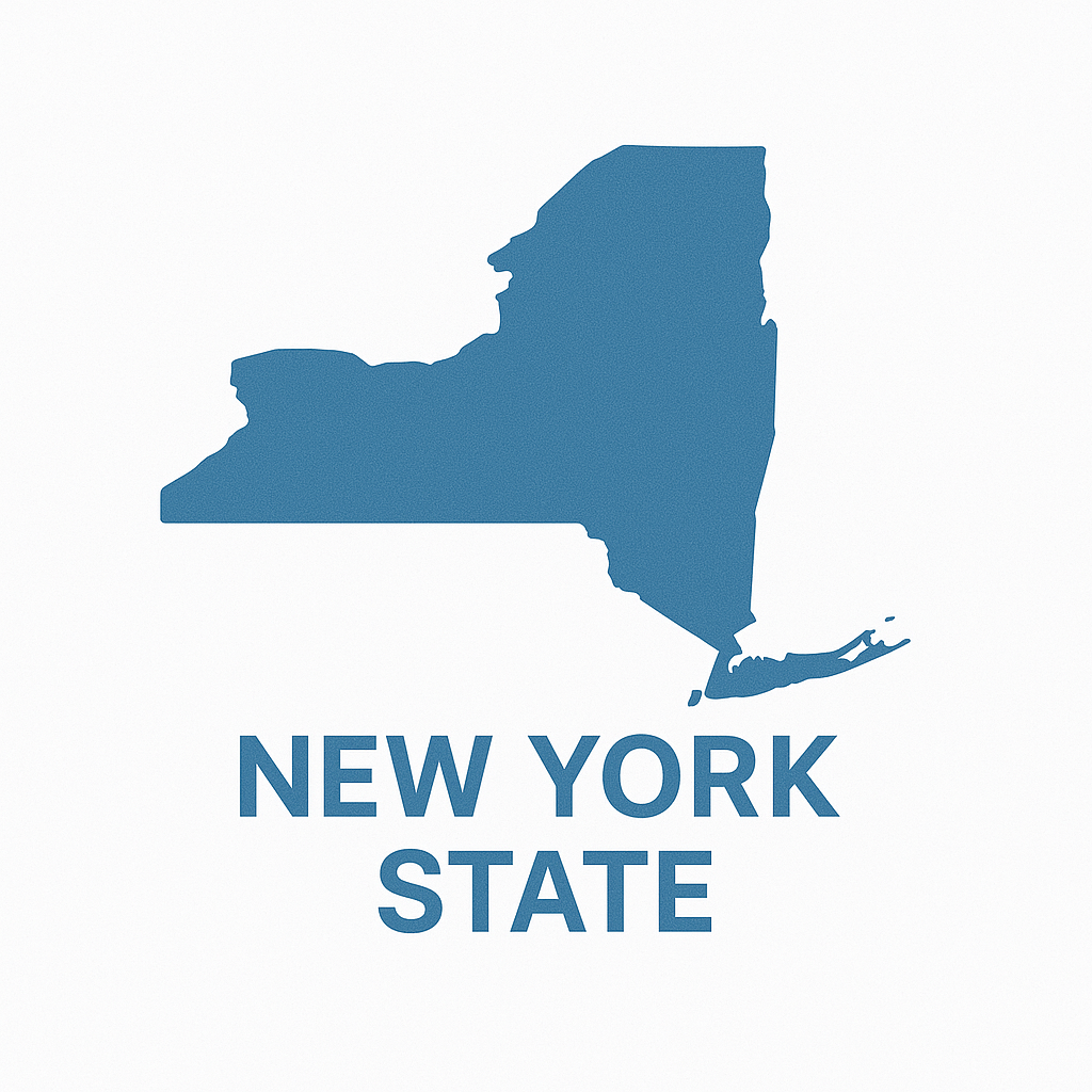 Map of New York State icon